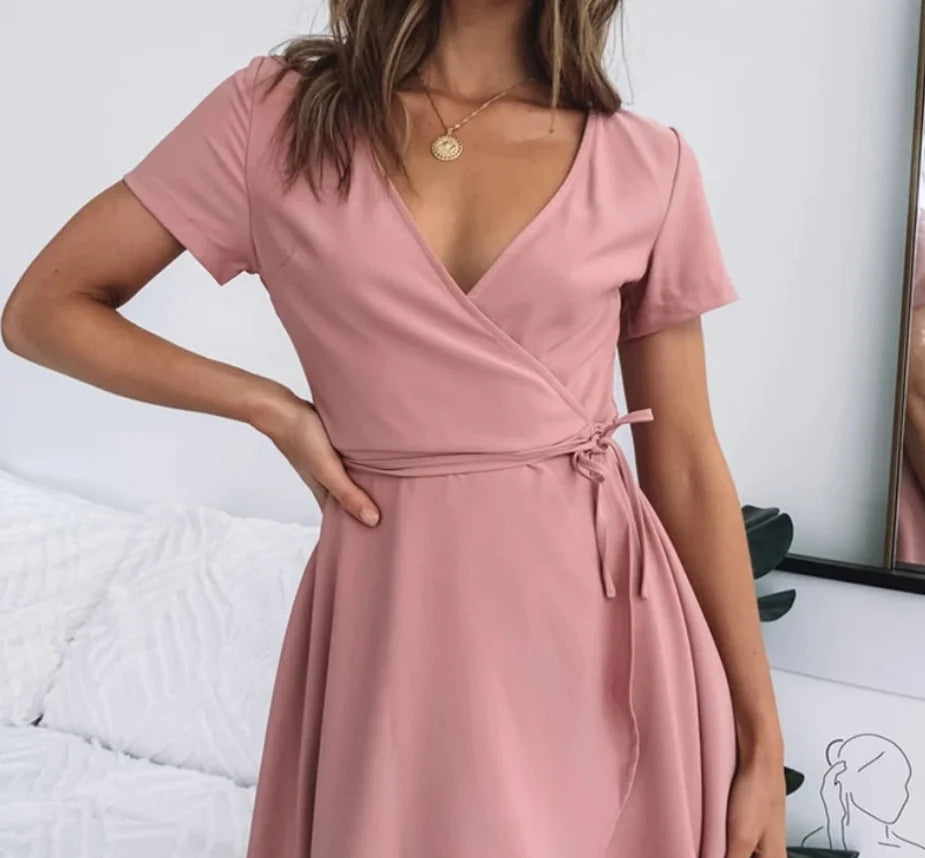 Roze jurk